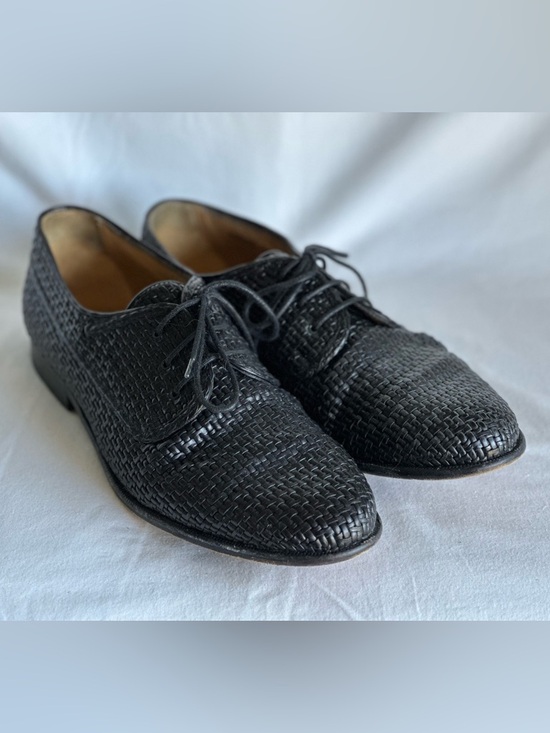 Rare Bally Men’s woven leather shoes “Braggio”